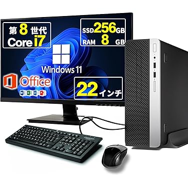 Windowsデスクトップ Win11 i5-9500 16GB SSD120GB Office 2021